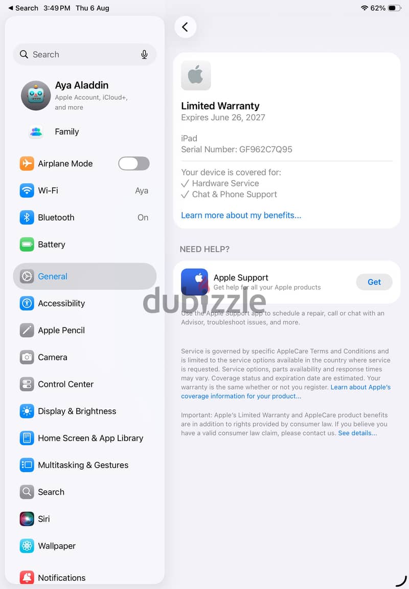 Ipad (A16) 11th generation 3