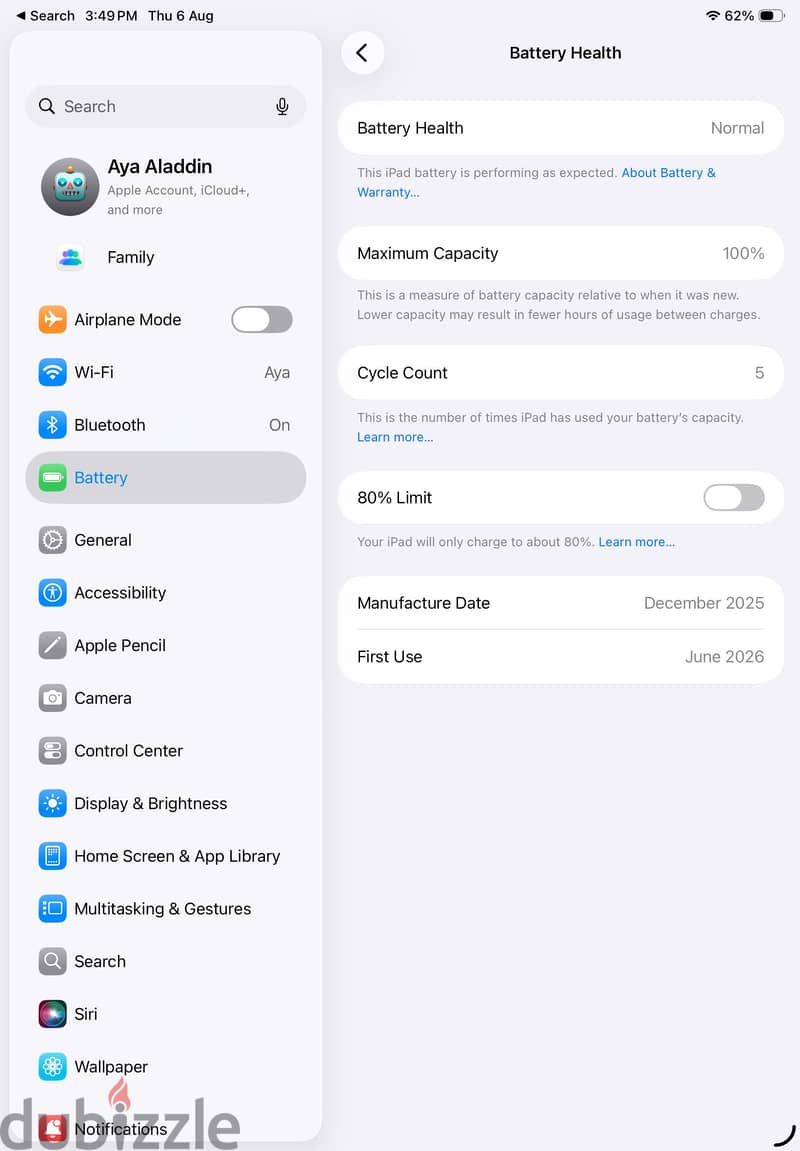 Ipad (A16) 11th generation 4