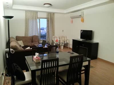 Furnished apartment for rent ground floor with garden in Al Rehab City 90m -- in the first phase