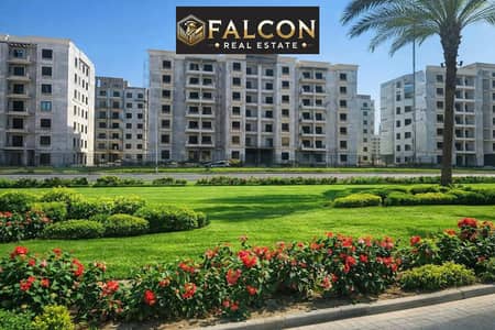 للبيع شقه ارضي بجاردن استلام فوري تشطيب كامل فيو مفتوح 3 وجهات امام Swan Lake Residence دقايق من auc و hyde park