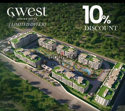 Own a 3-bedroom apartment in G West – Sheikh Zayed  Invest in a project with a prime location and complete legal documentation, with construction alre
