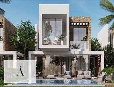 فيلا تطل على بحر مباشره 5 غرف نوم ماستر باقل من نصف سعر الشركه