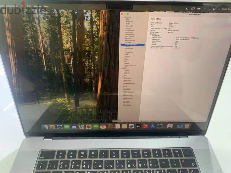 Mac pro.  M1 pro 16 inch  2021 4