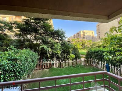 ارضى بحديقه للايجار مفروش فرش فندقي ارضي 124م + بحديقه 50م