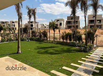 توين هاوس جاهز علي الاستلام صف أول علي الجولف للبيع في جولف فيوز 6 أكتوبر من بالم هيلز بجوار جولف اكستنشن وذا كراون