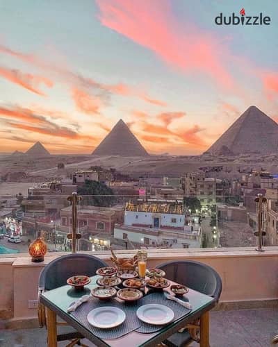 Apartment for sale in Compound Museum View with the Pyramids and investment in dollars 150 daily, built and ready for inspection