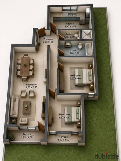 Ready to Move Core & Shell | Ground Floor with Private Garden | Maadi View | Prime Location