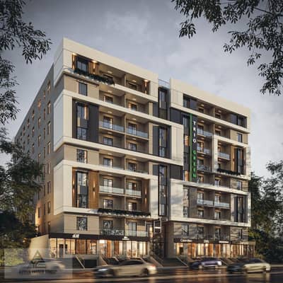Apartment for sale 150 m in Trio Green in the sixth neighborhood of the central plateau in Maqtam, 3 rooms and 2 bathrooms, semi-finished, a privileg