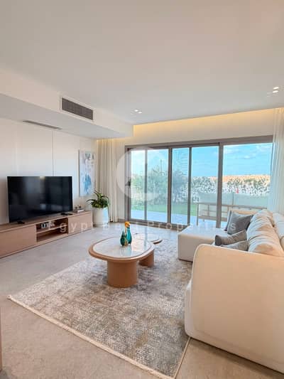 Fully Finished Chalet with ACs and Kitchen in MarBay Ras El Hekma For Sale with installments over 10 Years