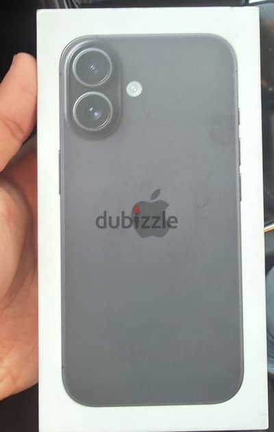 iphone 16 128 gb black جديد متفتحش و مدفوع الضريبة