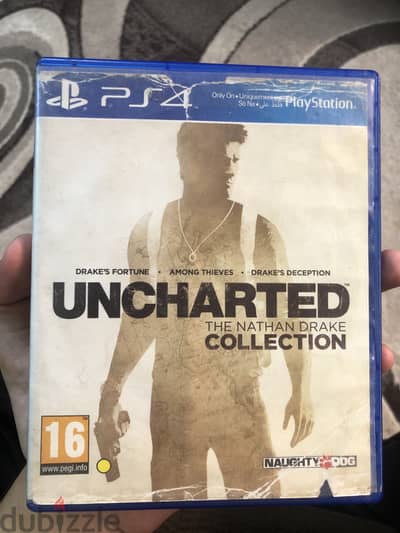 اسطوانة uncharted collection استعمال خفيف PS4