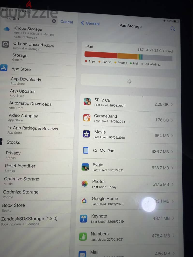 5th gen ipad wifi+ cellular 2