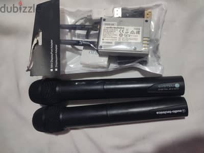 للبيع : نظام ميكروفون لاسلكي احترافي (Digital2.4GHz)Audio-Technica  10