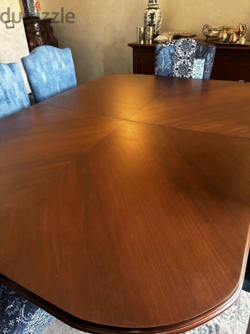 Dining table + 10 chairs 9