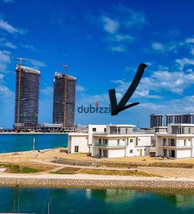 لسرعة البيع شالية ارضي بجاردن علي البحر مباشرة متشطب بالكامل تشطيب فندقي استلام فوري ع الفرش بكمبوند مزارين في العلمين الجديده