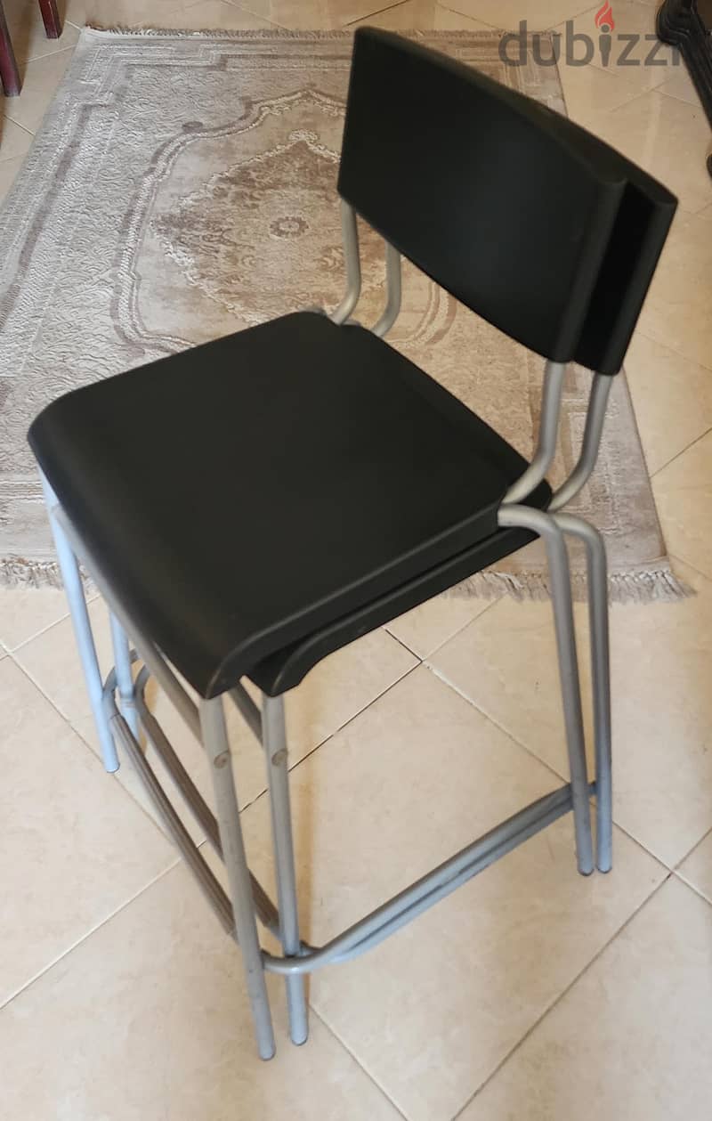2 IKEA bar chairs (STIG) 2