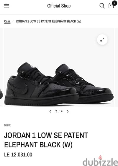 شوز air jordan 1 black croc مقاس 45 جديد
