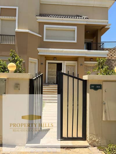 3-story villa in Sarai for sale, ready for immediate delivery with a 35% discount on cash, at the lowest price in the market