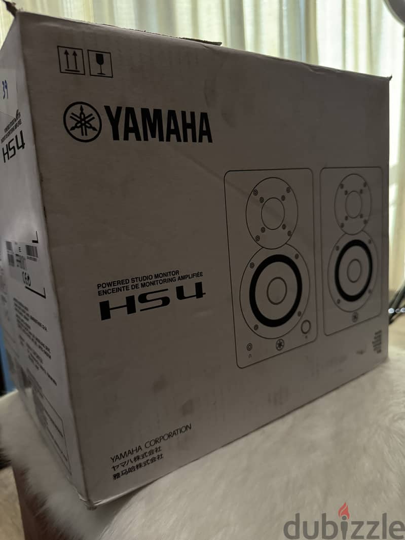 Yamaha HS4 Studio Monitors Pair 2