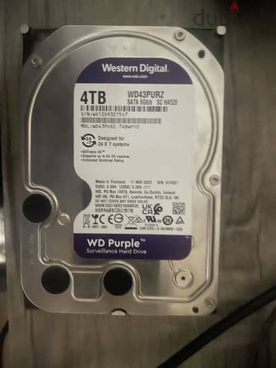 4TB WD Purble