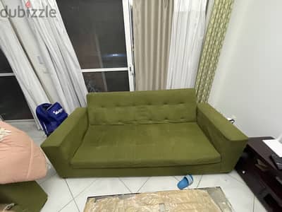 عدد ٢ كنبه سرير + كرسى سرير