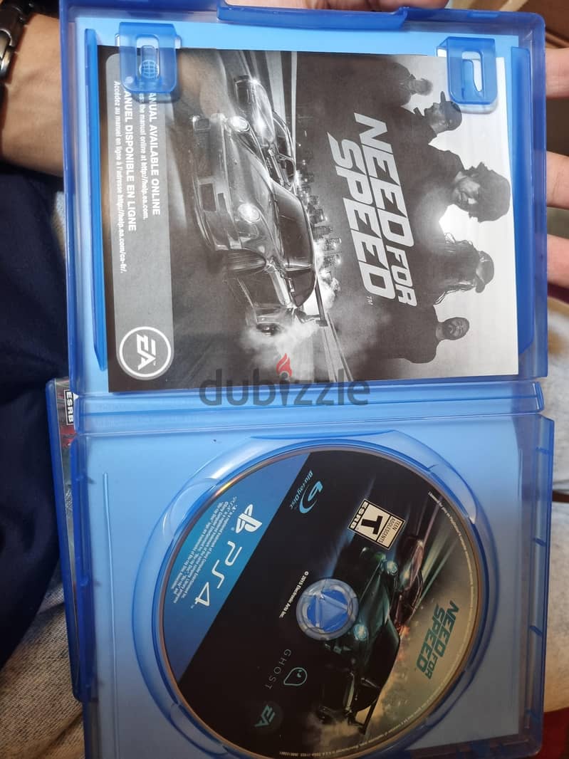 PS4 CD NEED FOR SPEED 1