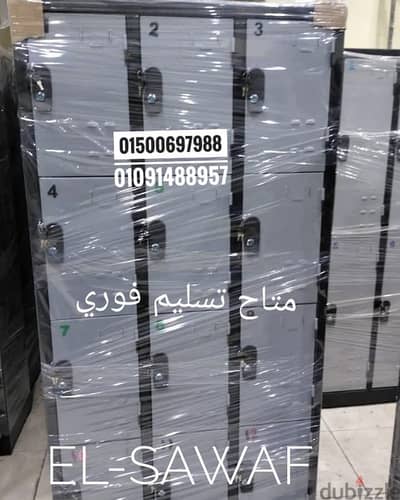 لوكر معدن صاج محمل مستورد _ دولاب _ وحدات_ دهان اليكتروستاتيك _ locker