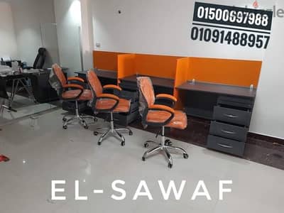 خلية عمل- ورك ستيشن خشب mdfاسباني- اثاث مكتبي- work station- partiton
