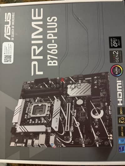 بورده asus prime b760-plus DDR5 ومعالج i7 12700 f