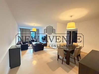 Fully furnished apartment South facing with ACs and appliances for sale in Waterway 1 New Cairo developed by The Waterway developments