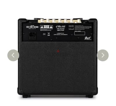 Sqoe electric guitar and cort amplifier