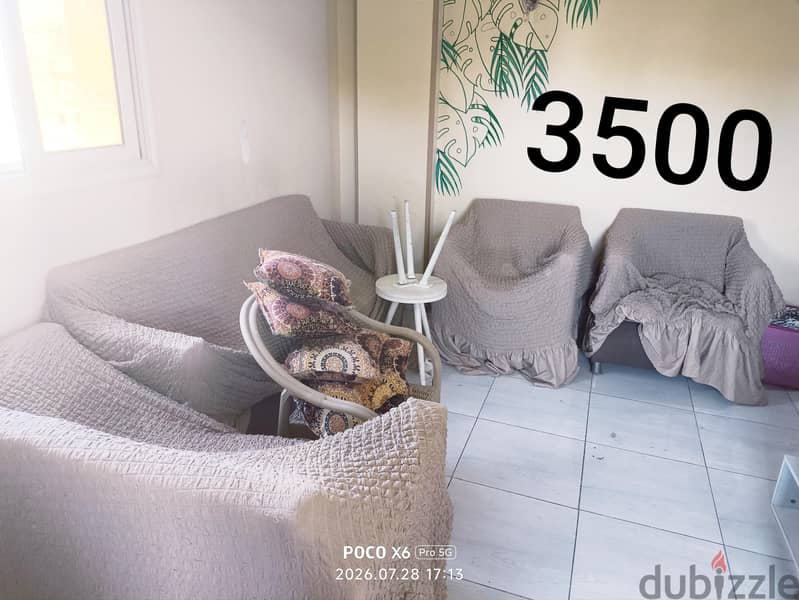 Sofa and kitchen table and table 2