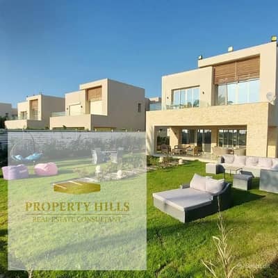 ستاندالون شاليه للبيع متشطب بالكامل اوبن فيو علي البحر 320 م 4 غرف في قريه مرسي باغوش سيدي حنيش اميز لوكيشن في الساحل الشمالي