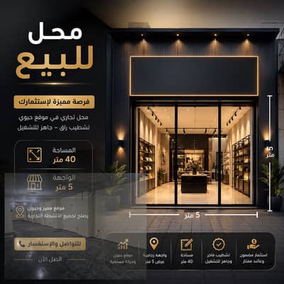 محل للبيع فى المهندسين امام سور نادى الزمالك