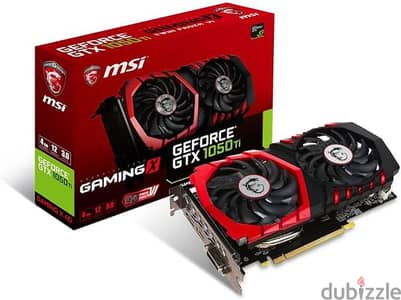 MSI Geforce GTX 1050 TI Gaming X edition