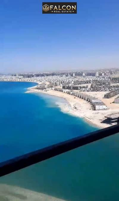 u chalet steps to sea + panorama sea view special price ultra luxury finished min to alamein tower +marina 8  new alamein +alamein mazarine