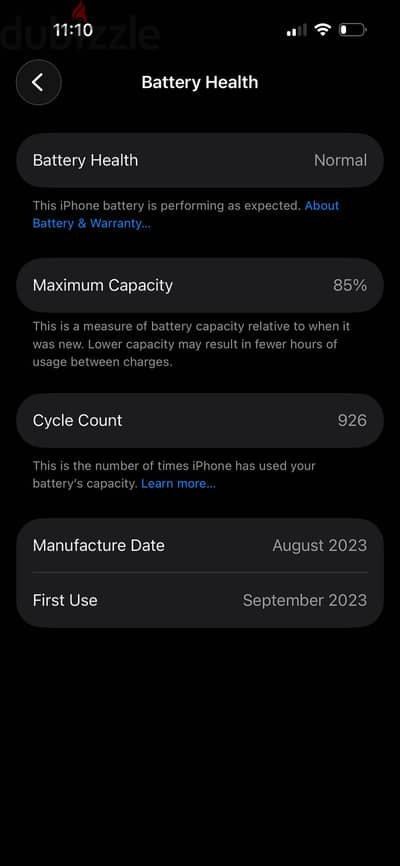 iPhone 15 Pro 256GB معفي ضريبة