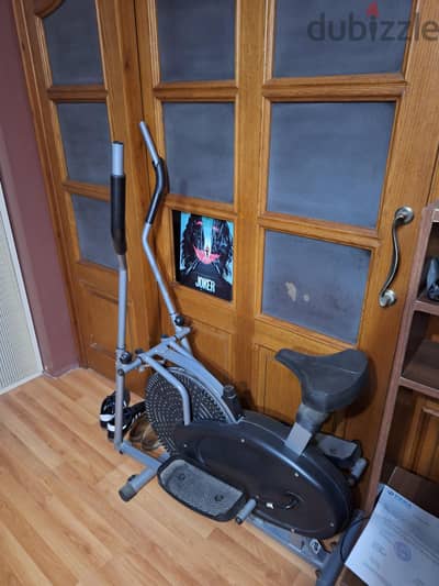 2-in-1 Elliptical Cross Trainer & Exercise Bike