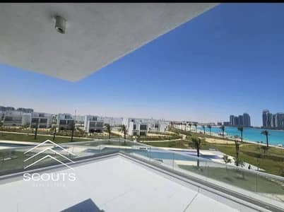 Highest rental yield chalet for sale, first row on the lagoon, ultra-super-lux finished, in Mazarine, El Alamein, North Coast, near Marina 8