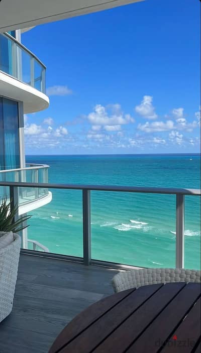 Ready to view in apartment with direct sea view fully finished for sale with the highest investment return in Alamein Towers North Coast
