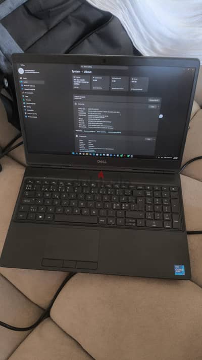 dell precision 7560 / core i7-11850h / rtx a3000 6gb /ssd512