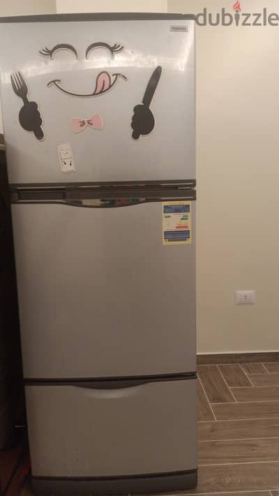 toshiba 3 door fridge for sale