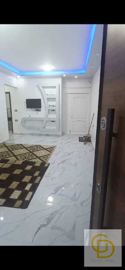 140sqm Ground Floor Apartment with 50sqm Private Garden for Sale in 6th District, El Shorouk City | Super Lux Finishing