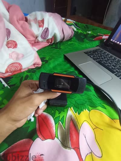 كاميرا usb للكمبيوتر والابتوب والتلفون بجودة FHD شغالة تمام
