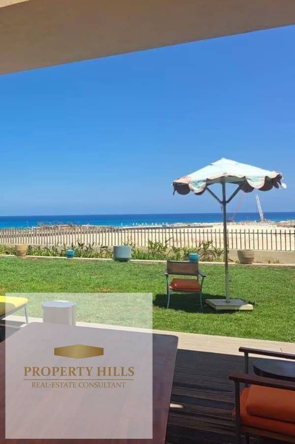 Prooff Chalet for sale at 816 thousand from Sodic with a view of the sea, finished and equipped with air conditioning - in John Sodic - North Coast