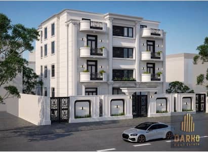 Apartment for sale 200 meters West of Sumid, open sea view, 6 October from the owner directly at a price that won't be repeated, half finished, immediate delivery, next to the bank complex, very close to the axis.