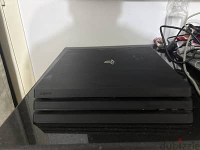 Ps4 pro 1 TB  with damage to outer case only working perfectly fine