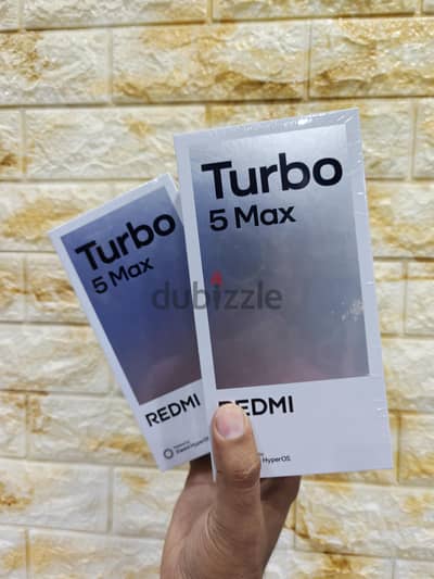 Xiaomi Redmi Turbo 5 Max 256 giga 12  جديد متبرشم وكسر زيرو