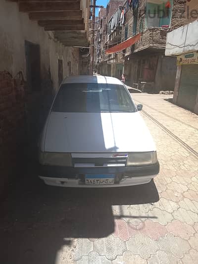 فيات تيمبرا بيضاء موديل 90 غاز طبيعي وبنزين