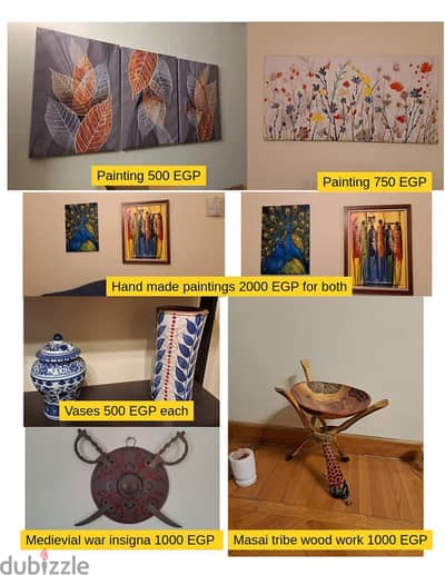 some home decoration items